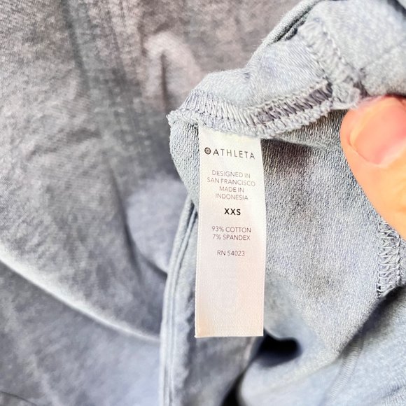Athleta Light Blue Sweatshirt- Size XXS - Picture 5 of 5